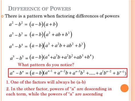 Sum or Difference of Odd Powers .